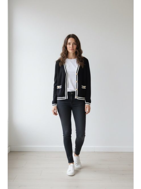 Micha Kék-Fehér Timan Kardigán