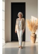 Micha Beige-Fehér Timan Kardigán