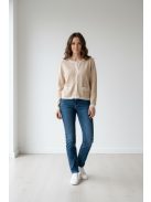 Micha Beige-Fehér Timan Kardigán