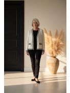 Micha Fehér-Kék Timan Kardigán