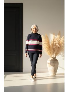 Micha Sötétkék-Piros Bella Felső