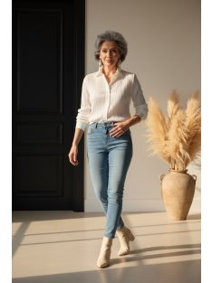 Micha Márvány Koptatott Farmernadrág