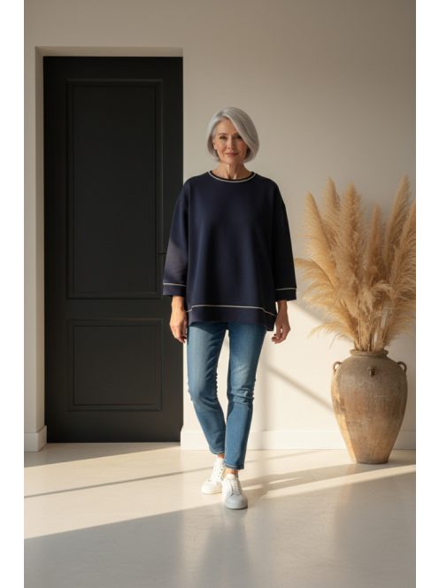 Micha Kék-Beige Holly Felső