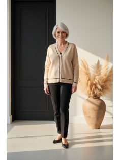 Micha Beige-Kék Holly Kardigán