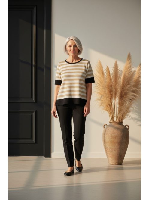 Micha Beige Csíkos Cilla Felső