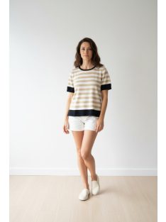 Micha Beige Csíkos Cilla Felső