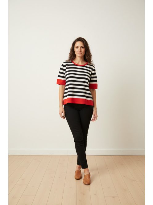 Micha Kék Csíkos Cilla Felső