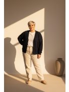 Micha Sötétkék Horgolt Zizi Kardigán