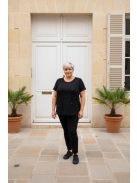 Micha Fekete Flower Felső