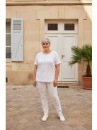 Micha Fehér Flower Felső