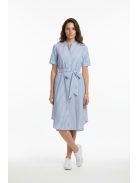 Micha Kék-Fehér Csíkos Polla Ingruha