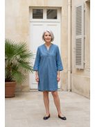 Micha Világoskék Bella Farmer Ruha
