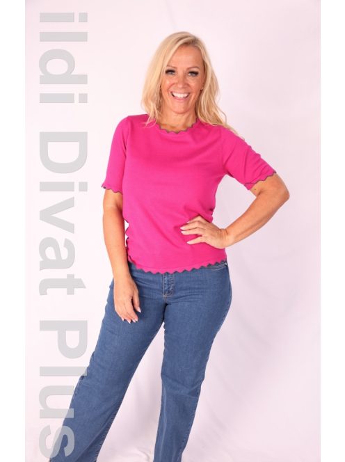 Micha Magenta Fodry Felső