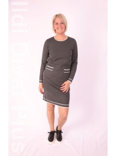 Micha Szürke-Fehér Seba Kötött Ruha