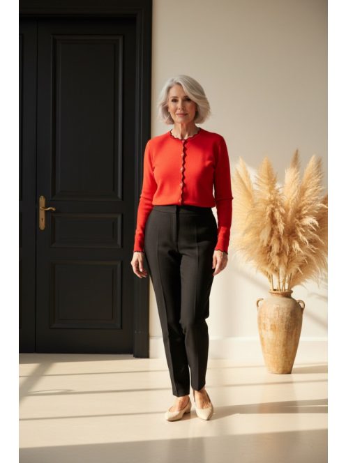 Micha Piros-Fekete Nelly Kardigán