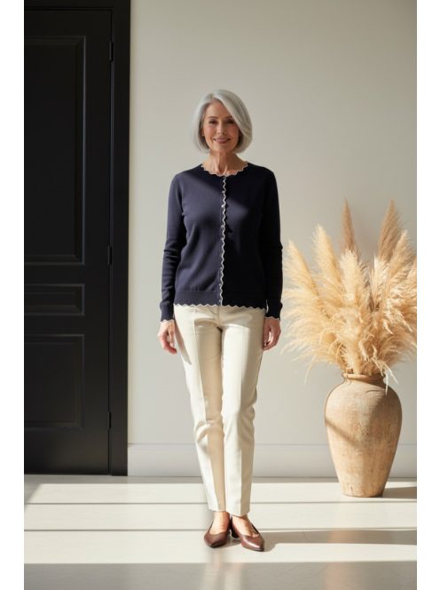 Micha Kék-Fehér Nelly Kardigán