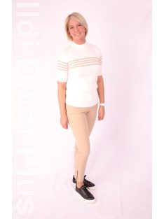 Micha Fehér-Beige Venna Felső