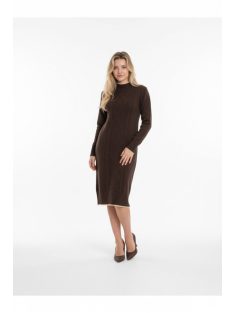 Micha Barna-Beige Kötött Ruha