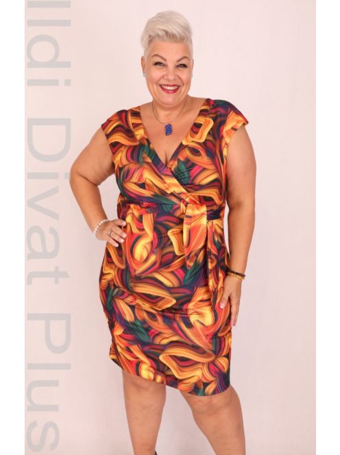 Mystic Day Molett Őszi Színes Betty Ruha