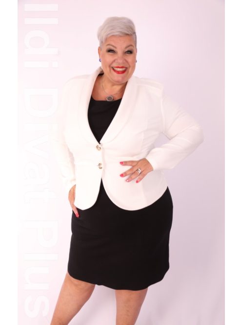 Mystic Day Molett Fehér Sálgalléros Blézer