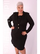 Mystic Day Molett Fekete Sálgalléros Blézer