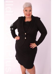 Mystic Day Molett Fekete Sálgalléros Blézer