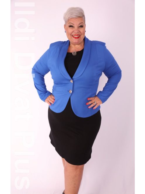 Mystic Day Molett Királykék Sálgalléros Blézer