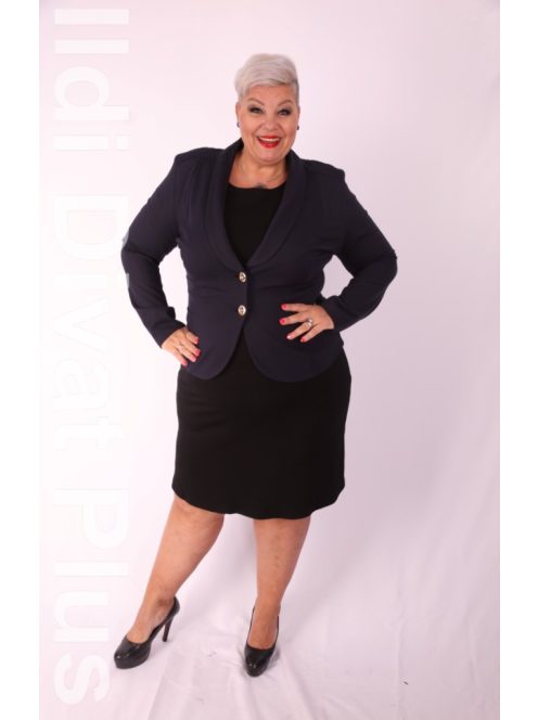 Mystic Day Molett Sötétkék Sálgalléros Blézer