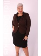 Mystic Day Molett Csokibarna Sálgalléros Blézer