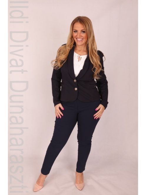 Mystic Day Molett Kék Galléros Blézer