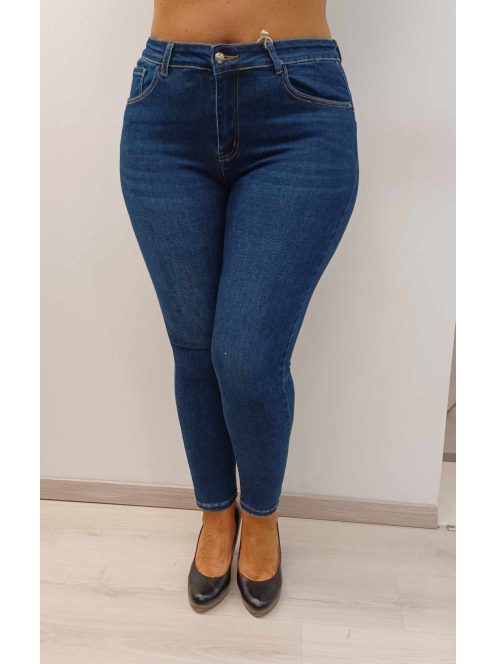 M Sara Indigó-Kék Farmer Nadrág-29