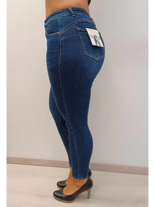 M Sara Indigó-Kék Farmer Nadrág-29