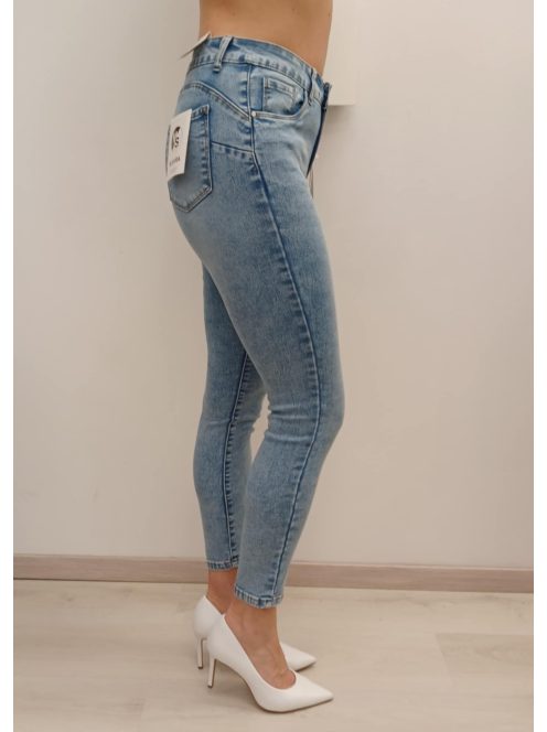 M Sara Világoskék Farmer Nadrág-31