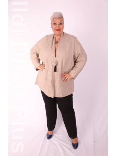 M Sara Beige Kötött Lima Kardigán