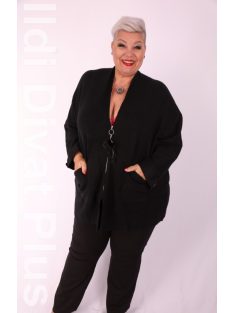 M Sara Fekete Kötött Lima Kardigán