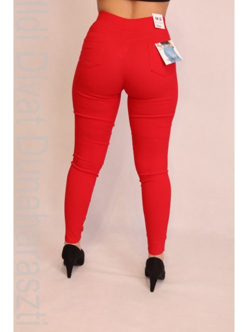 MSara Piros Gumis Derekú Nadrág