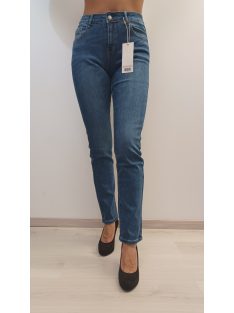 M Sara V. Kék Egyenes Szárú Farmer Nadrág