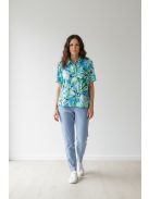 Navigazione Kék-Zöld Mintás Dilla Felső