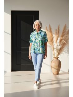 Navigazione Kék-Zöld Mintás Dilla Felső