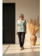 Navigazione Kék-Mintás Summer Felső