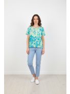 Navigazione Menta-Kék Flower Felső