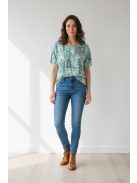 Navigazione Menta-Kék Bella Felső