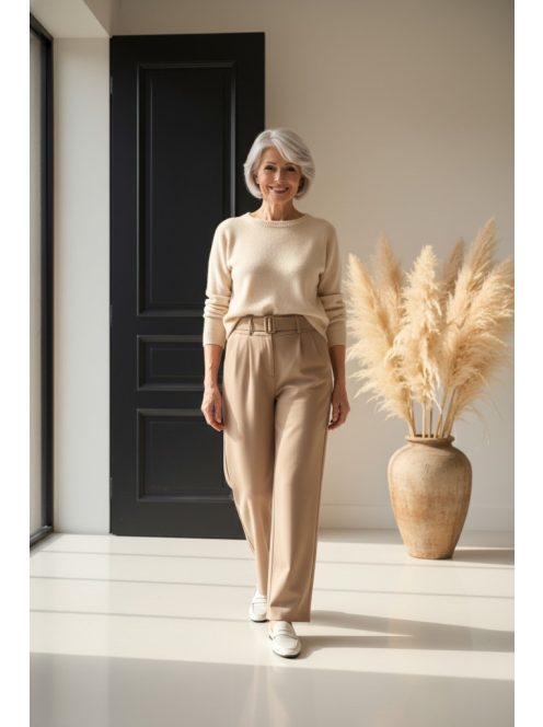 Navigazione Beige Hemma Nadrág