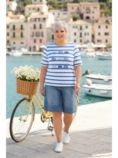 Navigazione Fehér-Kék Csíkos Sima Felső