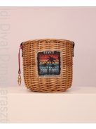 Nobo Fonott Kosár Mintájú Táska