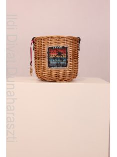 Nobo Fonott Kosár Mintájú Táska