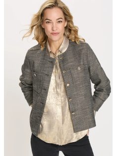 Olsen Fekete-Arany Szőttes Blézer