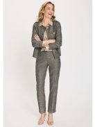 Olsen Fekete-Arany Szőttes Nadrág