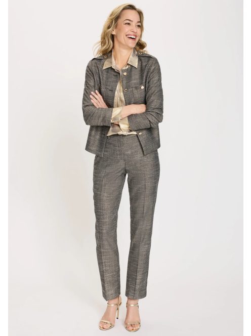 Olsen Fekete-Arany Szőttes Nadrág