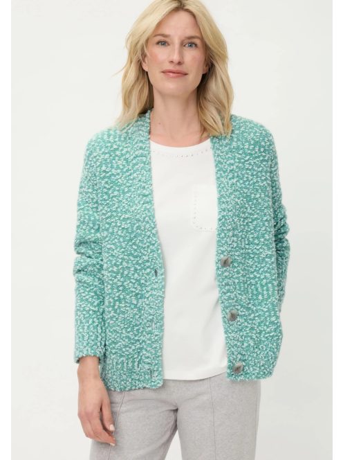 Olsen Menta-Mintás Melír Kötött Kardigán-46